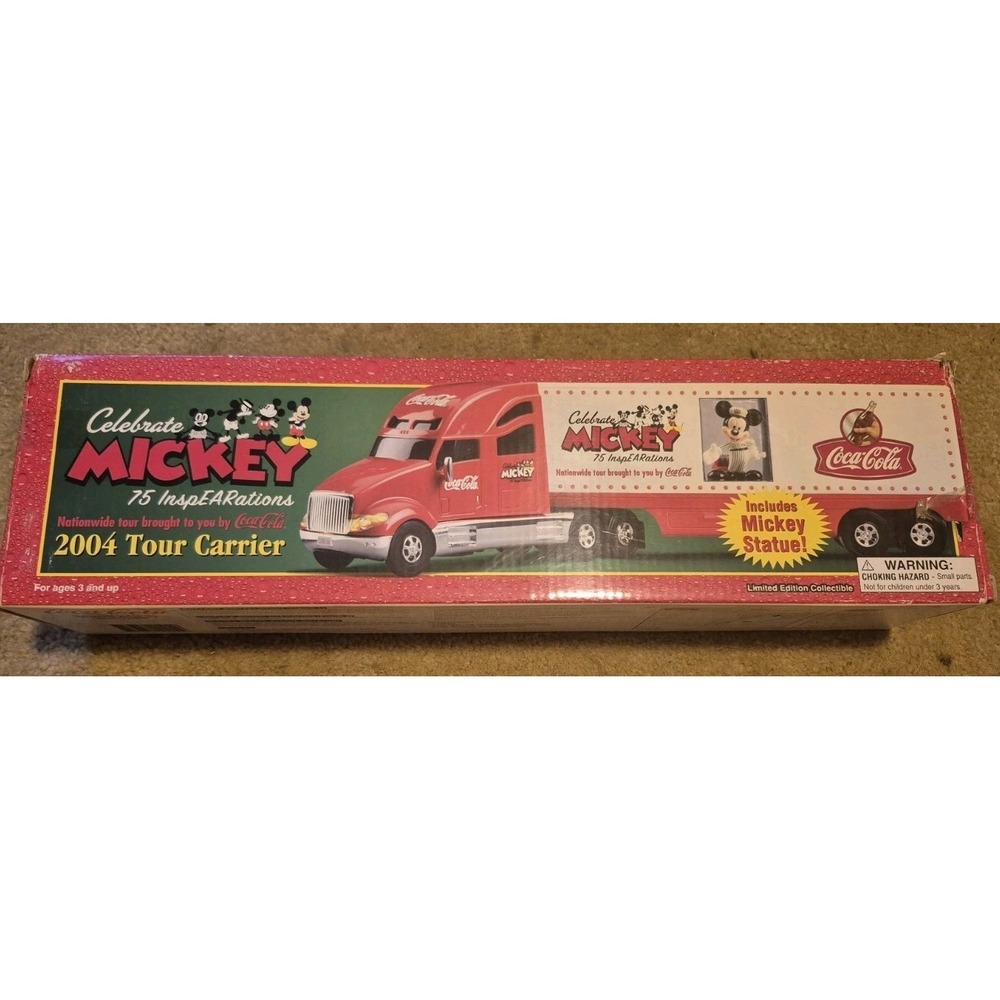 Coca-Cola Disney Mickey Mouse 2004 Tour Carrier  InspEARations Coke Semi